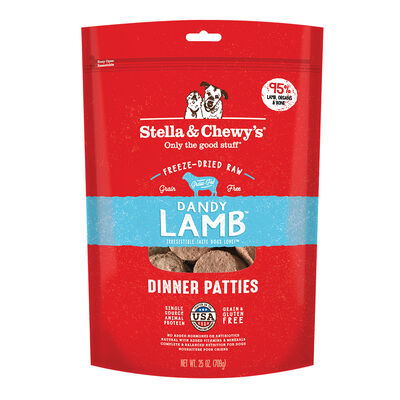 Stella & Chewy's, Dog Freeze-Dried Raw, Dandy Lamb Dinner Patties